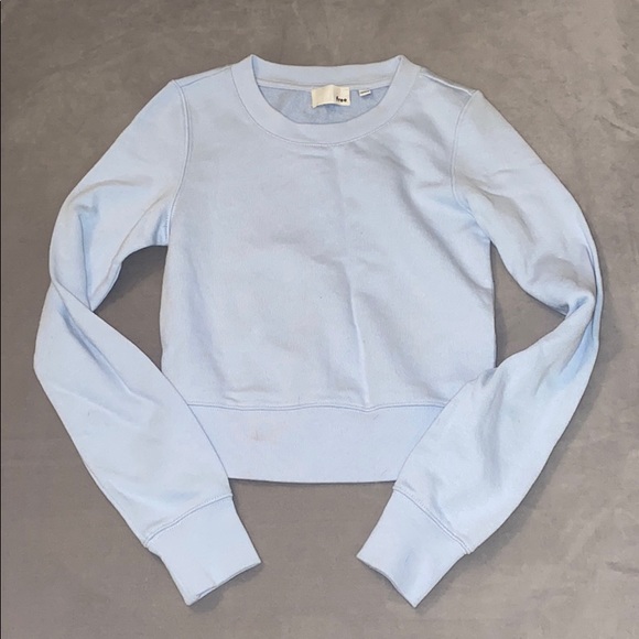 Aritzia Wilfred Free baby blue sweater XXS